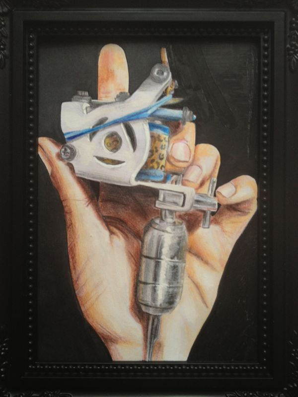 my first tattoo machine