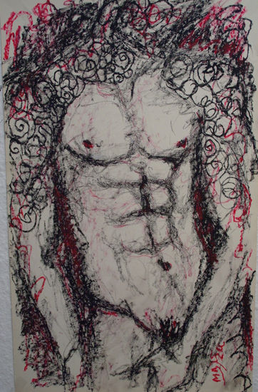 Erotic series Man Inmaculada Lara Cepeda Maku Mixed Media