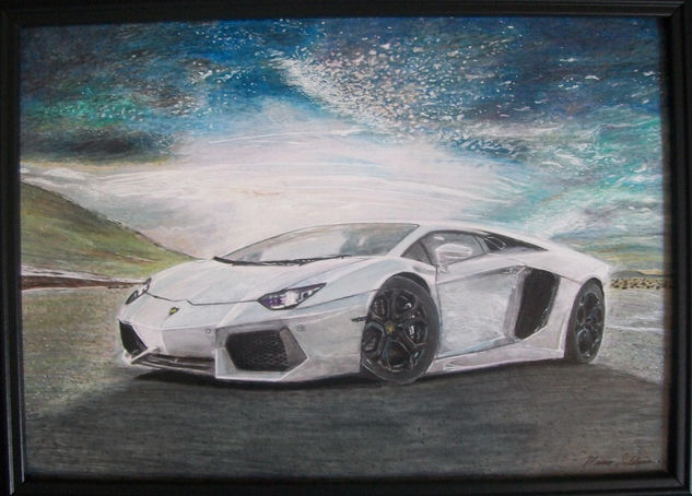 Aventador Acrílico Papel Otros