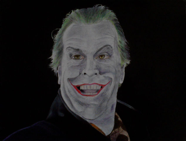 Joker Acrylic Paper Portrait