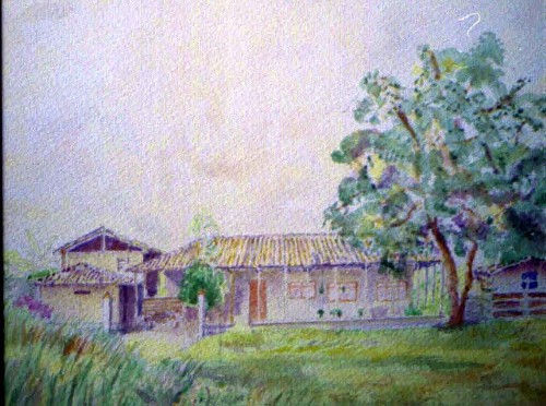 HACIENDA QUINDIANA Watercolour Paper Landscaping