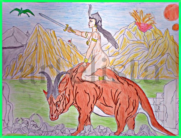 La princesa de los dinosaurios.
