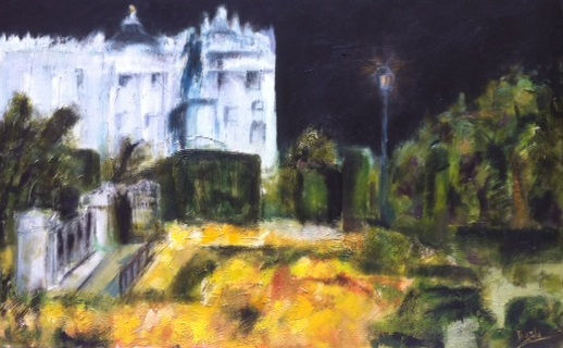 Palacio Real Mixed media Canvas Others