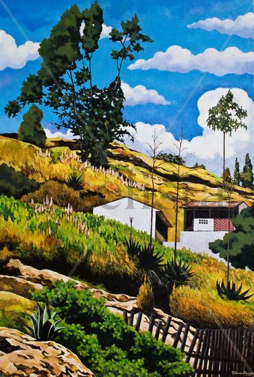 Paisaje en Picaihua Oil Canvas Landscaping