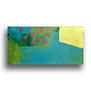 Pintura Abstracta en Acrílico sobre Lienzo, Cromoterapia (azul, verde, rosa, amarillo, turquesa)