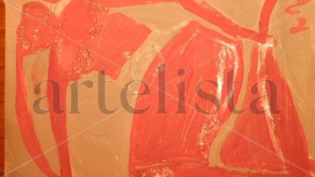 Mujer en rojo