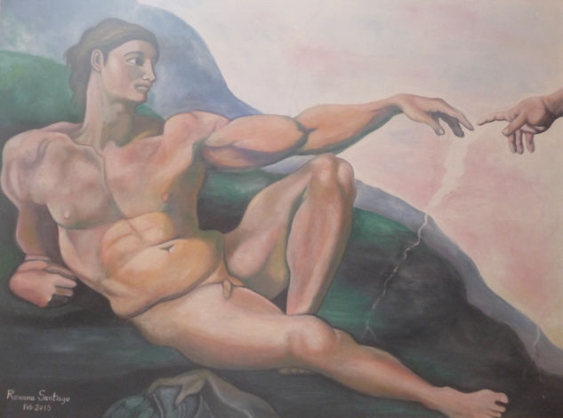 ADÁN Oil Canvas Nude Paintings