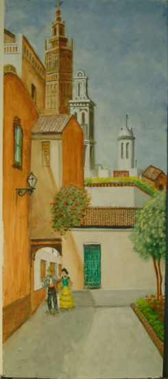 un rincon de sevilla Acrylic Panel Landscaping