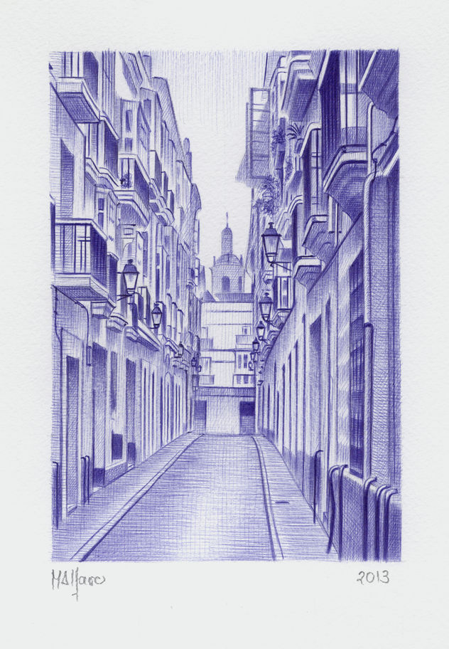 Calles de Cádiz XXVII (Calle Ahumada)
