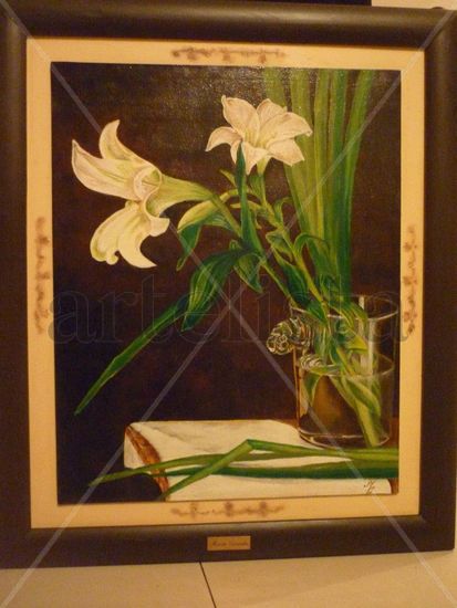 Resplandecientes Oil Canvas Floral Painting