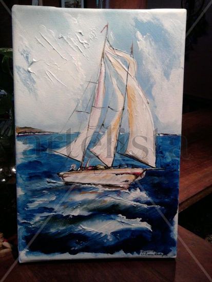 ESPUMA Acrylic Canvas Marine Painting