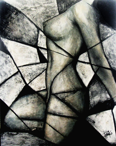 Broken woman