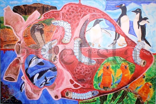Los gusanos destrozan el corazón de un naturalista