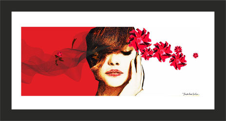 Mujer y flores 2