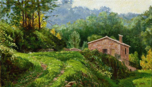 Paisaje. Veo / Landscape. Veo. Oil Canvas Landscaping