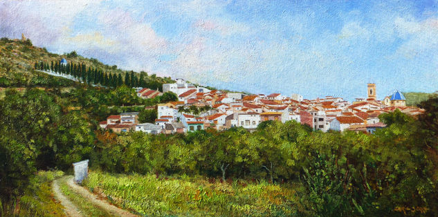 Vista d'Artana Oil Panel Landscaping