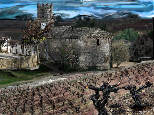 Santa Pau Ordal Iglesia