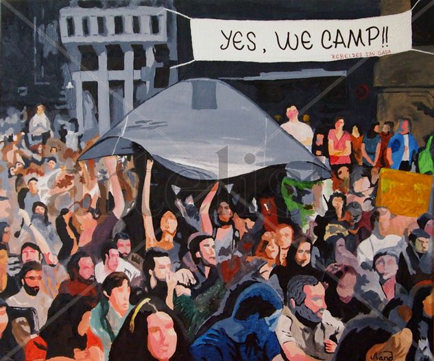 Yes, we camp!! Acrylic Canvas Others