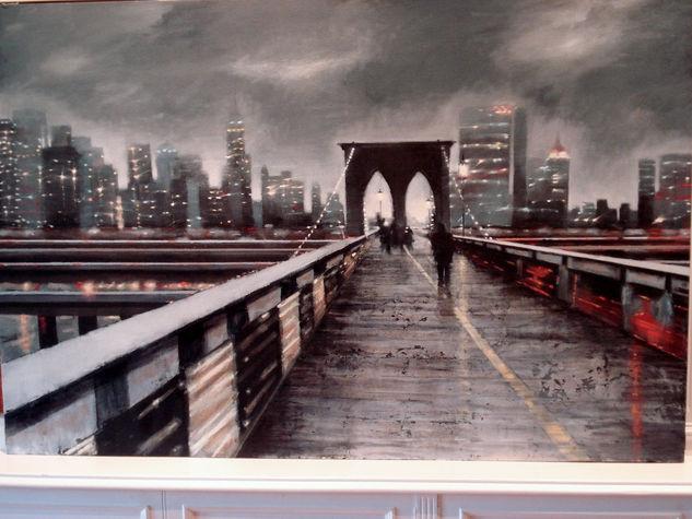 Siempre N. York Media Mixta Lienzo Paisaje