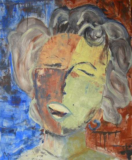 Marilyn Oil Textile Portrait