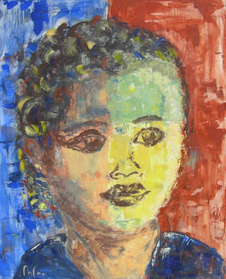 Alysia Oil Textile Portrait