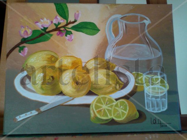 CITRICO  bodegón Oil Canvas Still Life Paintings