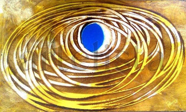 ojo cosmico Mixed media Panel Others