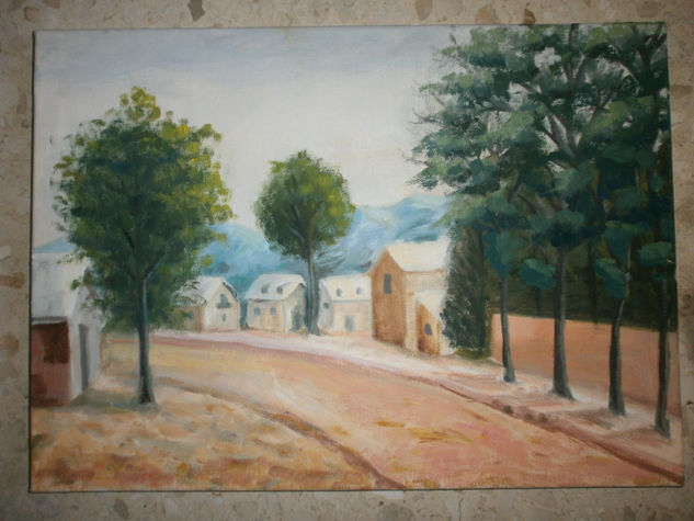 Paisaje nevado Oil Canvas Landscaping