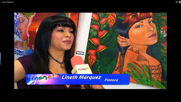 Entrevista pinturas de  Lineth Márquez 