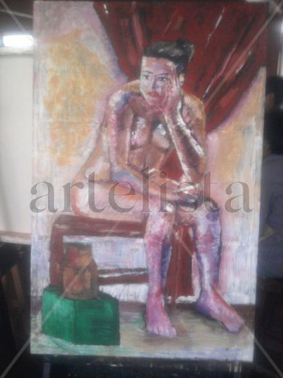 Elizabeth Oil Canvas Nude Paintings