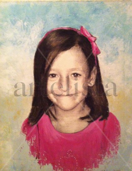 Niña Lara Oil Canvas Figure Painting