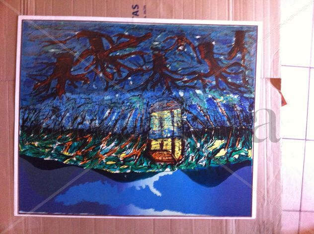 Paisaje Serigrafia Nelson Domingez