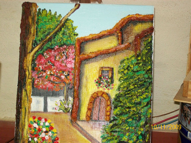 casona Oil Canvas Landscaping