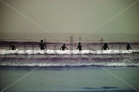 Los últimos bañistas
