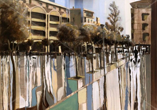 Alhama de Murcia Mixed media Panel Landscaping