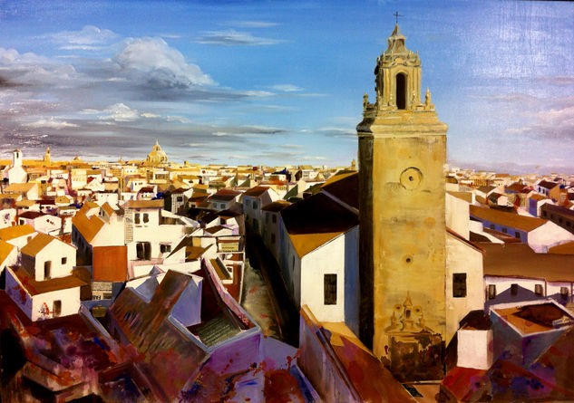 Carmona, Sevilla Mixed media Panel Landscaping