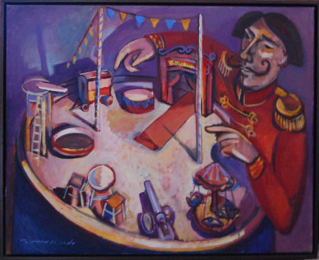 EL CIRCO DE LAS PULGAS Oil Canvas Others