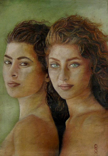 Bellas Oil Canvas Portrait