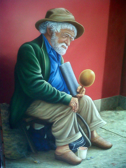 Leandro Óleo Lienzo Figura