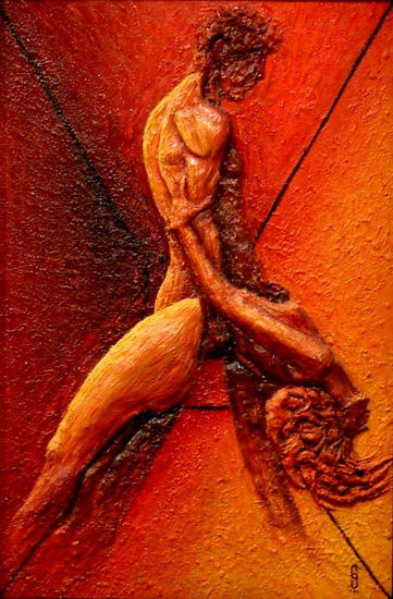 Tango beauté Oil Panel Nude Paintings