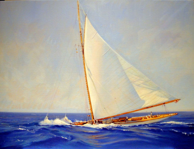 Clasico Oil Canvas Marine Painting