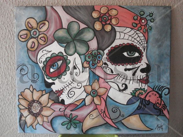 FIESTA MEXICANA Oil Canvas Figure Painting