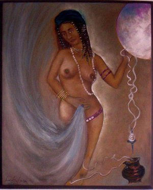 ixchel Oil Canvas Figure Painting