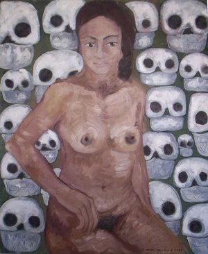 feminicidios Oil Canvas Figure Painting