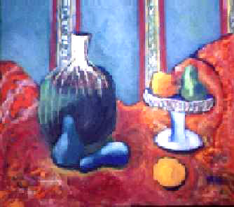 BODEGON 1 Mixed media Textile Still Life Paintings