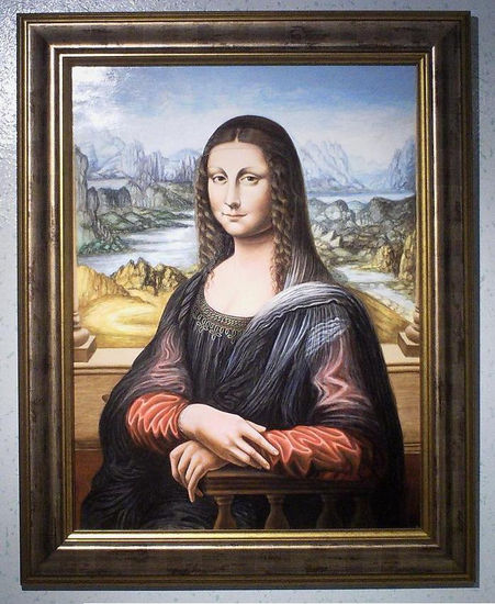 La Gioconda del Prado Acrylic Panel Portrait