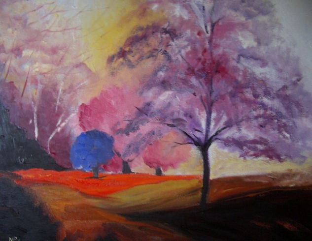 COLOR EN EL PAISAJE Oil Canvas Landscaping