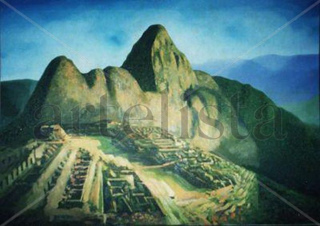 Machu Picchu Oil Canvas Landscaping