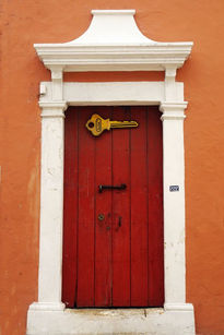 La puerta con llave