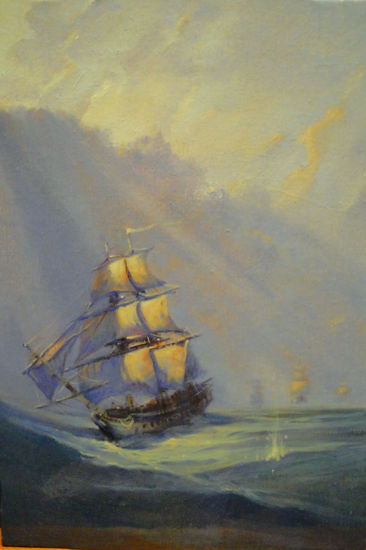 Huida Oil Canvas Marine Painting